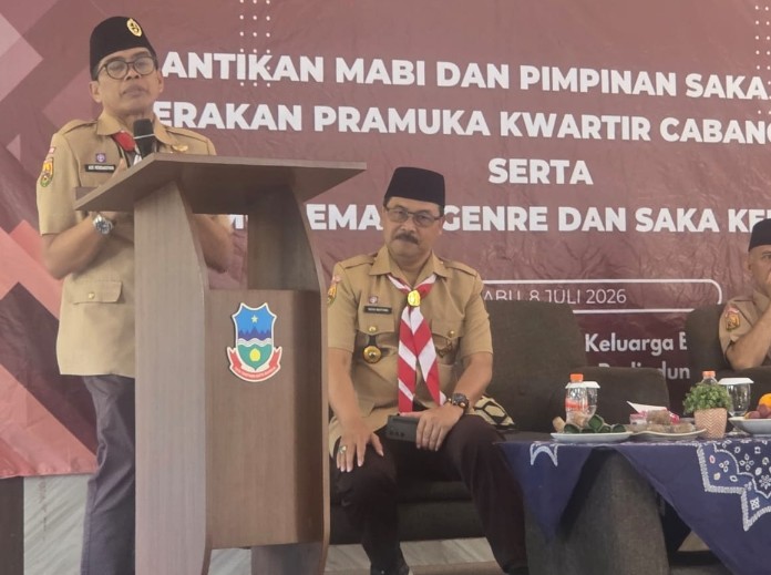 Ketua Kwarcab Gerakan Pramuka Resmi Lantik Kadis P2KBP3A Sebagai MABI Dan Pimpinan SAKA Pramuka Kwarcab Garut