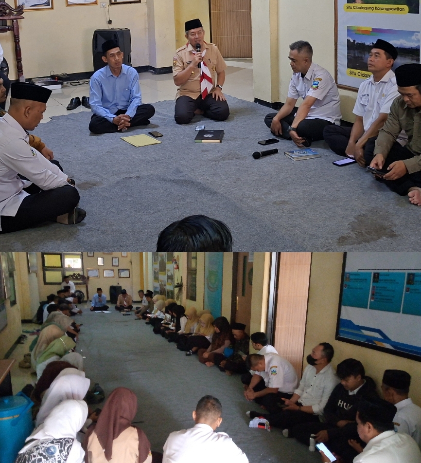 Camat Karangpawitan Pimpin Langsung Pelaksanaan Istighosah di-Kantor Kecamatan Karangpawitan